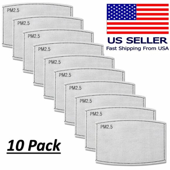 Accessories - PM2.5 Activated Carbon Replacement Mask Filters